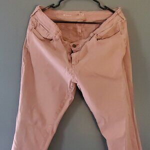 ANA pink jean jeggings size 16 Skinny Fit